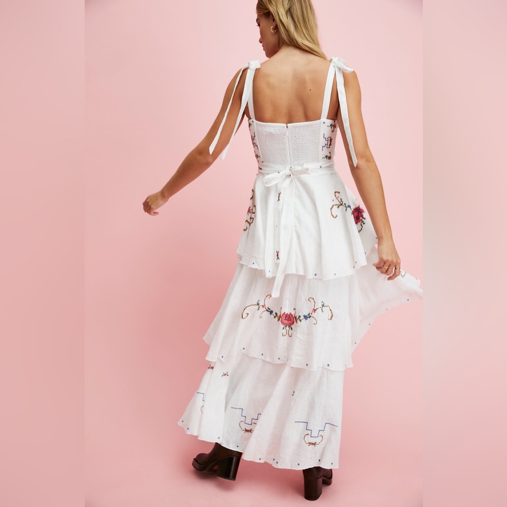 Free People Fillyboo Cross Stitch Dress - Picture 3 of 10